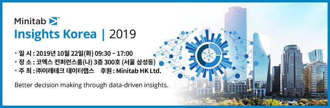 Minitab Insights Korea 2019